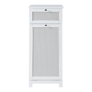 Armario para ropa Karlsøy 90x38x40cm Blanco [en.casa]