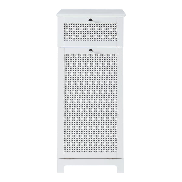 Armario para ropa Karlsøy 90x38x40cm Blanco [en.casa]