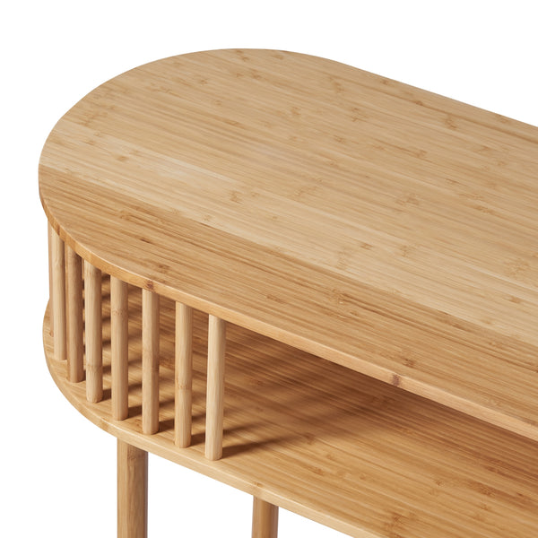 Mesa consola Pomarkku Bambú [en.casa]