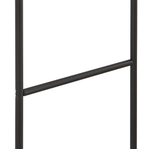Escalera para toallas Bodø acero 176x38 cm negro [en.casa]