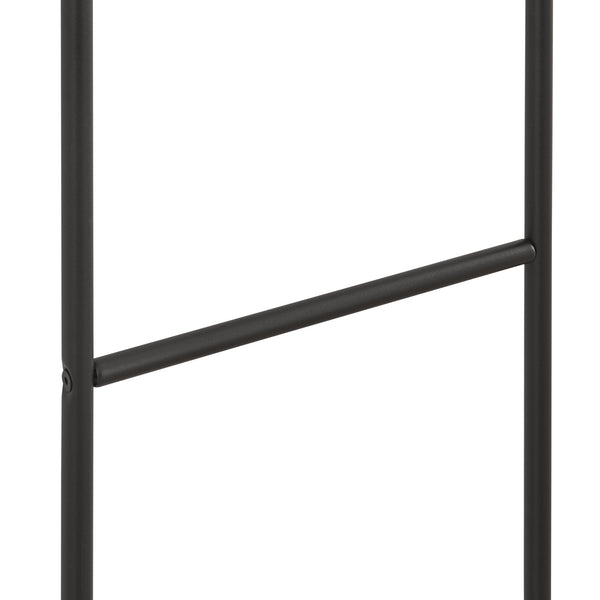 Escalera para toallas Bodø acero 176x38 cm negro [en.casa]