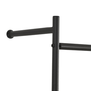 Perchero de pared Bremanger 162x60x26cm Negro [en.casa]