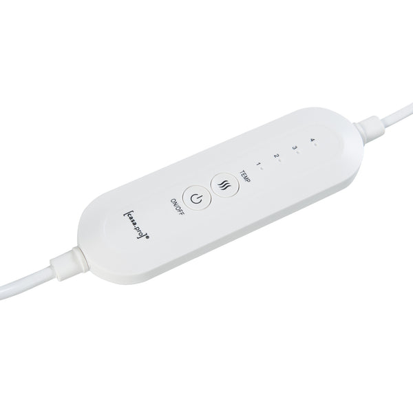 Calentador de pies eléctrico Bari 100W Gris [en.casa]