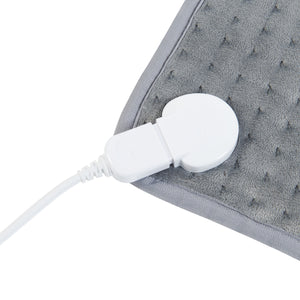 Almohadilla térmica eléctrica Bella 80W 40x30cm Gris [en.casa]