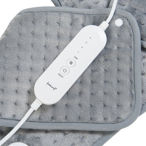 Almohadilla térmica eléctrica Borrello 100W 65x45cm Gris [en.casa]