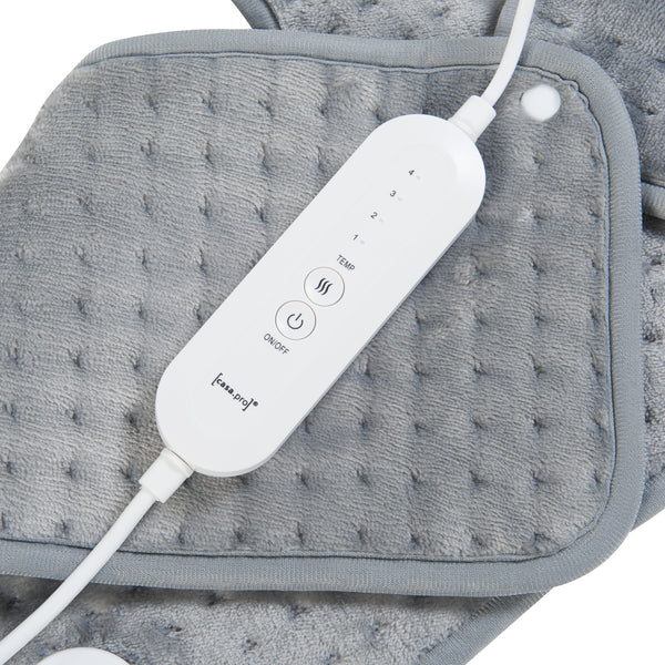 Almohadilla térmica eléctrica Borrello 100W 65x45cm Gris [en.casa]