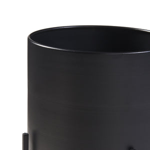 Soporte para plantas Orsa juego de 3 piezas metal negro [en.casa]