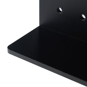 Estantería de pared Dønna 60x15x40cm Negro [en.casa]