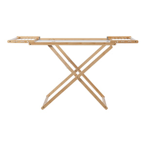 Tendedero plegable Fakala 154x59x82 cm Bambú [en.casa]