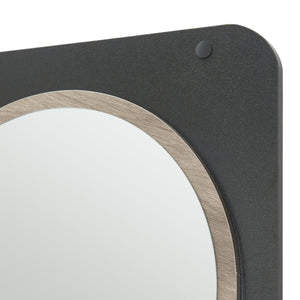 Panel de vestuario Helsinge con espejo 140x60x16 cm [en.casa]