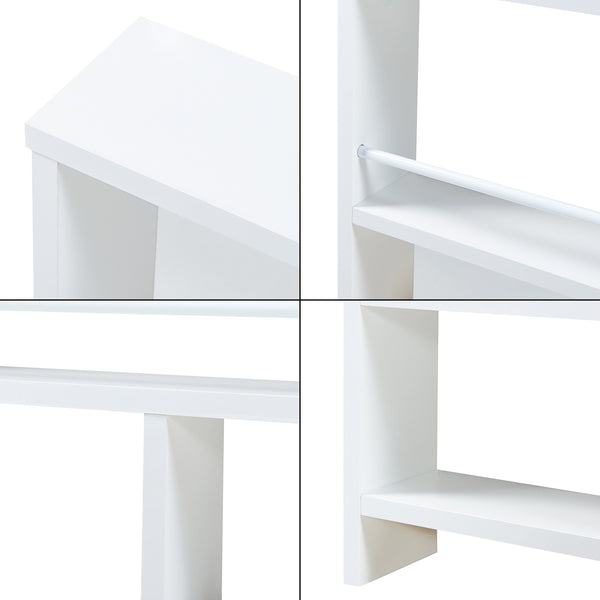 Estante de pared Piteå 60x10,5x45cm Blanco [en.casa]