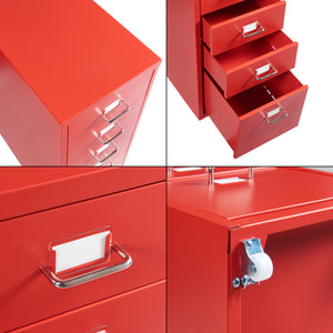 Contenedor móvil Kökar con 5 cajones 69x28x41 cm [en.casa]