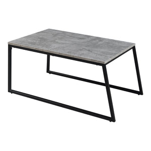 Mesa de comedor Hyllestad juego de 2 negro/efecto hormigón [en.casa]