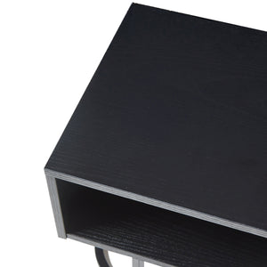 Estantería de pared Gauldal 57x30x32 cm Negro [en.casa]