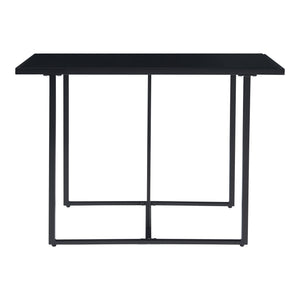 Conjunto de muebles de jardín Accadia 3 piezas Negro/Marrón [casa.pro]