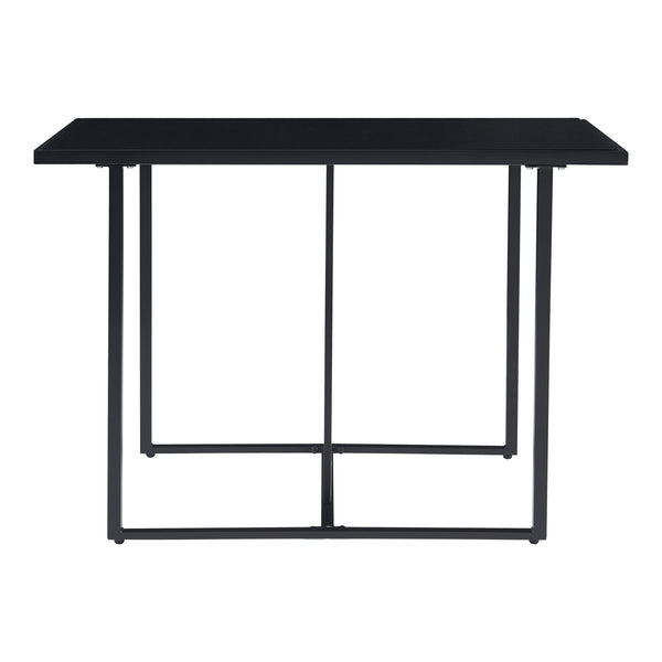 Conjunto de muebles de jardín Accadia 3 piezas Negro/Marrón [casa.pro]