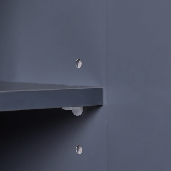 Armario colgante Overath 30x30x60 cm Gris [en.casa]