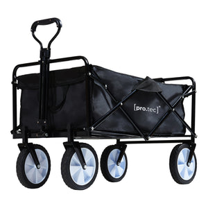 Carro de mano Stenlille 84x55 cm máx. 80kg Negro [pro.tec]