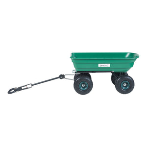 Carrito Corfinio 111x51 cm máx. 250kg Verde/Negro [pro.tec]