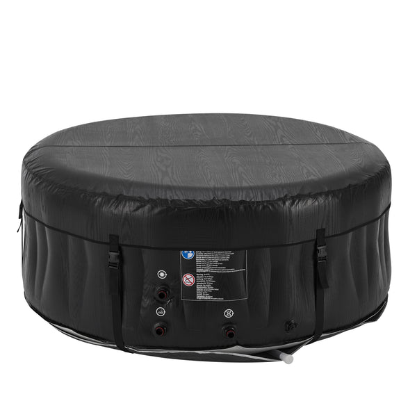 Bañera de hidromasaje inflable Carbone 165x70 cm [pro.tec]
