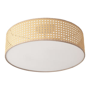 Lámpara de techo Ascot aspecto ratán [lux.pro]