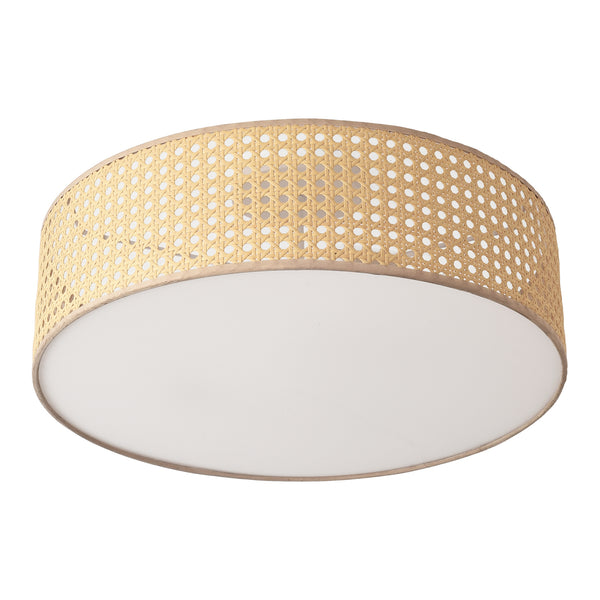 Lámpara de techo Ascot aspecto ratán [lux.pro]