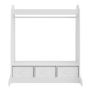 Perchero infantil Moskenes 107x95x61 cm Blanco [en.casa]