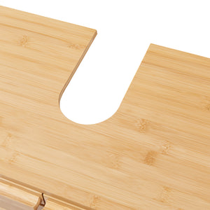 Mueble bajo lavabo Epind 60x66x30 cm Bambú natural [en.casa]