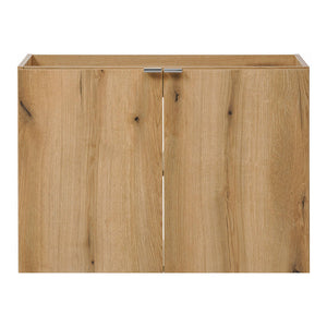 Lavabo Skelbolu 80x57x39 cm con espejo LED en aspecto roble [en.casa]