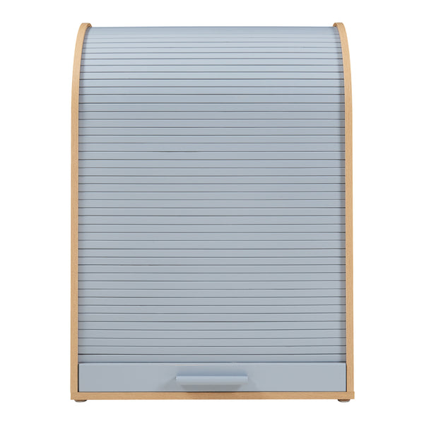 Armario persiana Kavlinge 80x60x40 cm Bambú/Gris [en.casa]