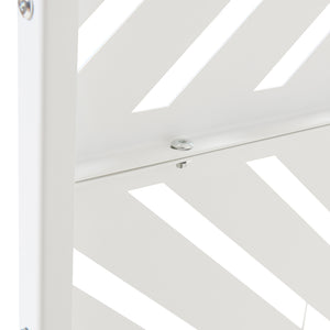 Tabique interior Kekan acero 200x100x50 cm blanco [casa.pro]