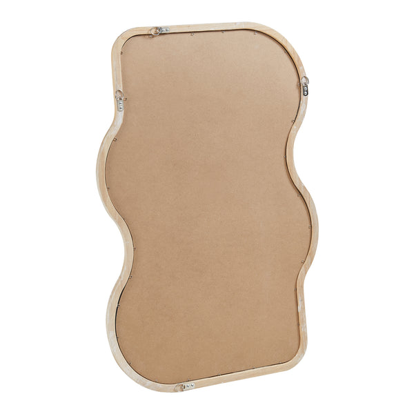 Espejo de pared Bellerirnu 90x60 cm aspecto roble Sonoma [en.casa]