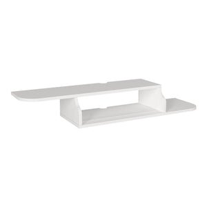 Mueble bajo de TV colgante Kershaby 120x30x19 cm Blanco [en.casa]