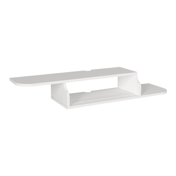 Mueble bajo de TV colgante Kershaby 120x30x19 cm Blanco [en.casa]