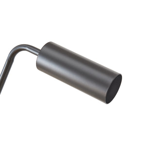 Lámpara de pie Vatka GU10 Metal Negro / Mármol, blanco [lux.pro]