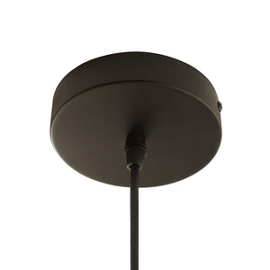 Lámpara colgante Oupilu con LEDs integrados Metal 120x25x25 cm Negro/Blanco [lux.pro]
