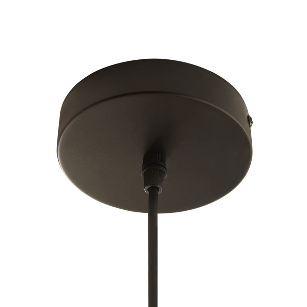 Lámpara colgante Oupilu con LEDs integrados Metal 120x25x25 cm Negro/Blanco [lux.pro]