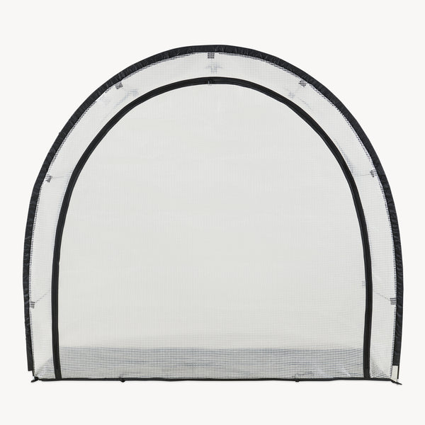 Invernadero Pequeño Exterior Larshasas con cremallera 180x80x170cm - Transparente [en.casa]