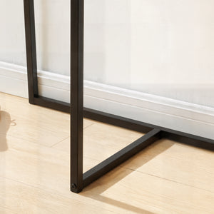 Perchero Norjad 160x80x41 cm Metal Negro [en.casa]