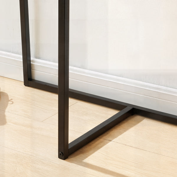 Perchero Norjad 160x80x41 cm Metal Negro [en.casa]