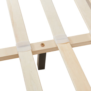 Cama de cuero sintético Albacete 140x200 cm Blanco Corium