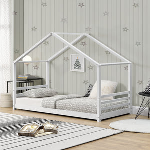 Cama infantil Vardø 90x200cm Blanco [en.casa]