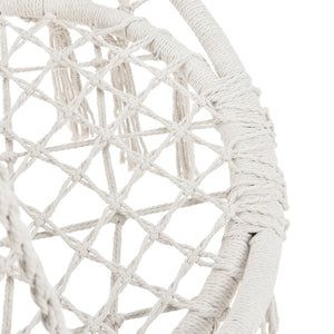 Silla colgante Tampico Máx. 100 kg para interior y exterior Crema casa.pro