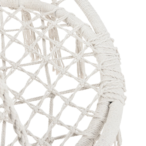 Silla colgante Tampico Máx. 100 kg para interior y exterior Crema casa.pro