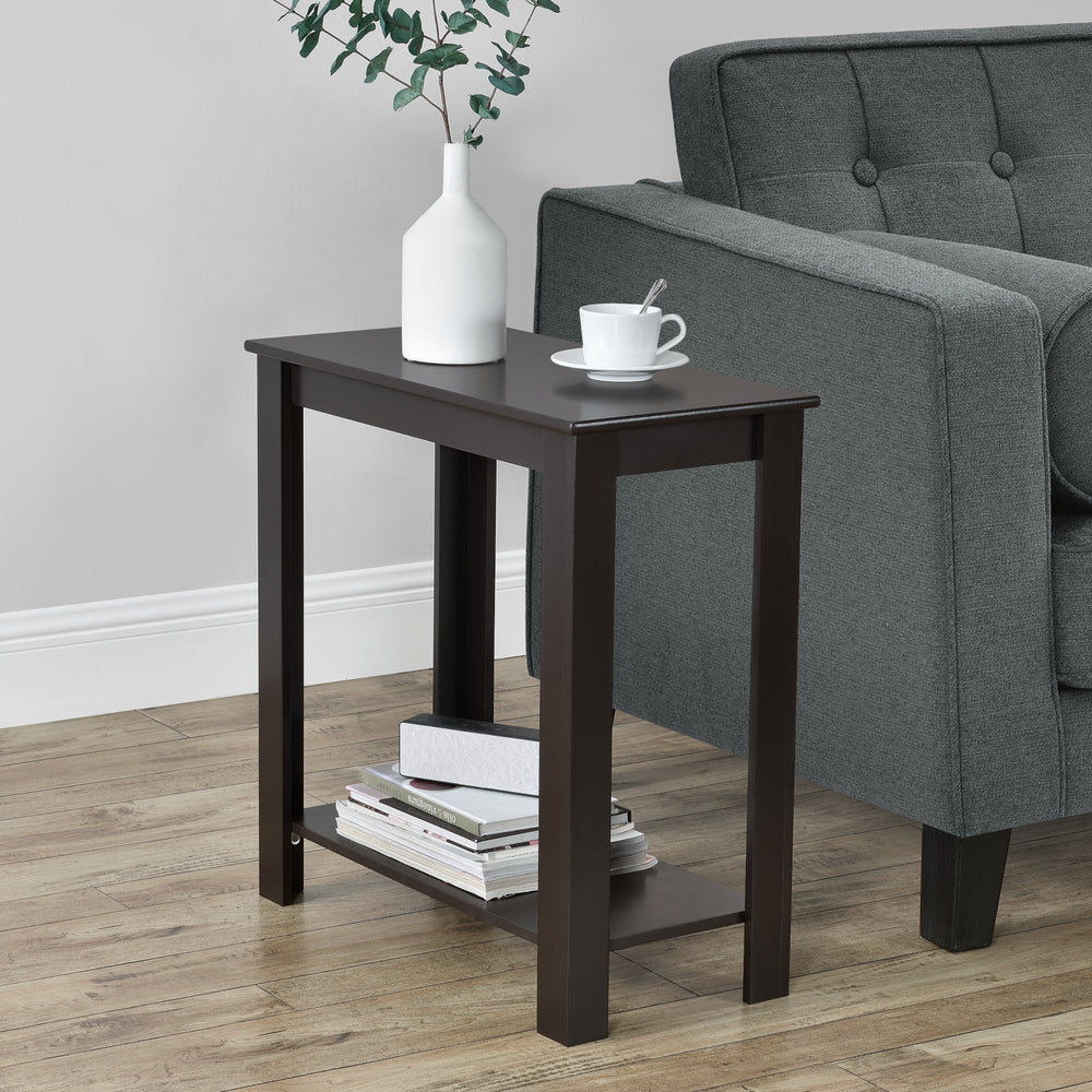 Mesa auxiliar Chur 60 x 30 x 61,3 cm marrón en.casa - premiumXL