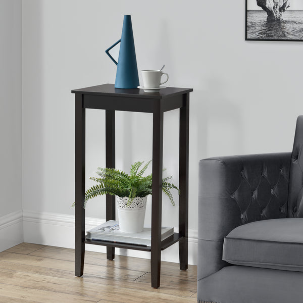 Mesa auxiliar Thun 74x38x30 cm MDF color café en.casa