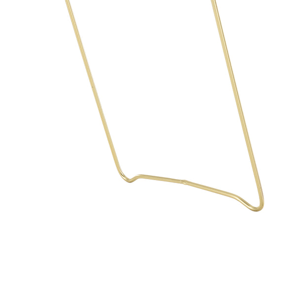 Escalera decorativa con cestas de metal Metal latón 107x27x55cm en.casa