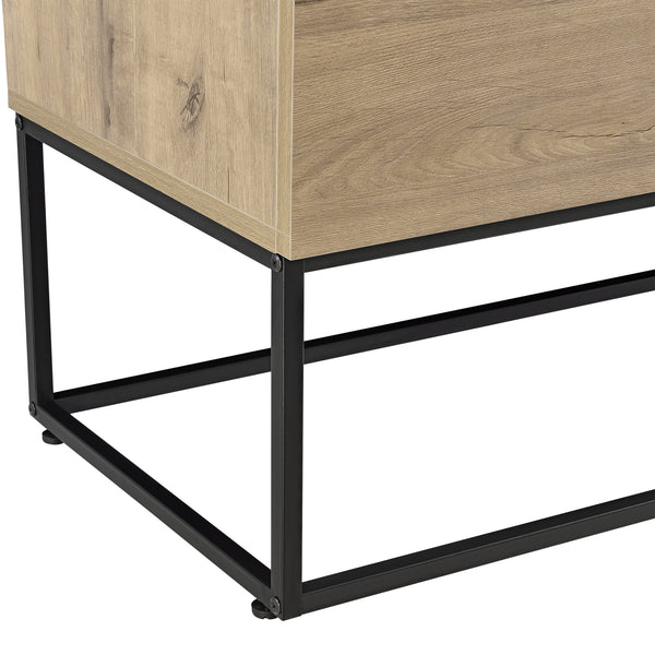 Aparador Hylte 115x40x79cm en aspecto de roble en.casa