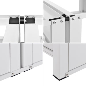 Estructura doble Heyen con 2 cajones Blanco [en.casa]
