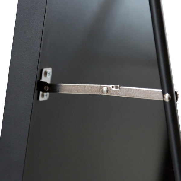 Espejo de pie Bugnara 160x40cm inclinable Negro [en.casa]